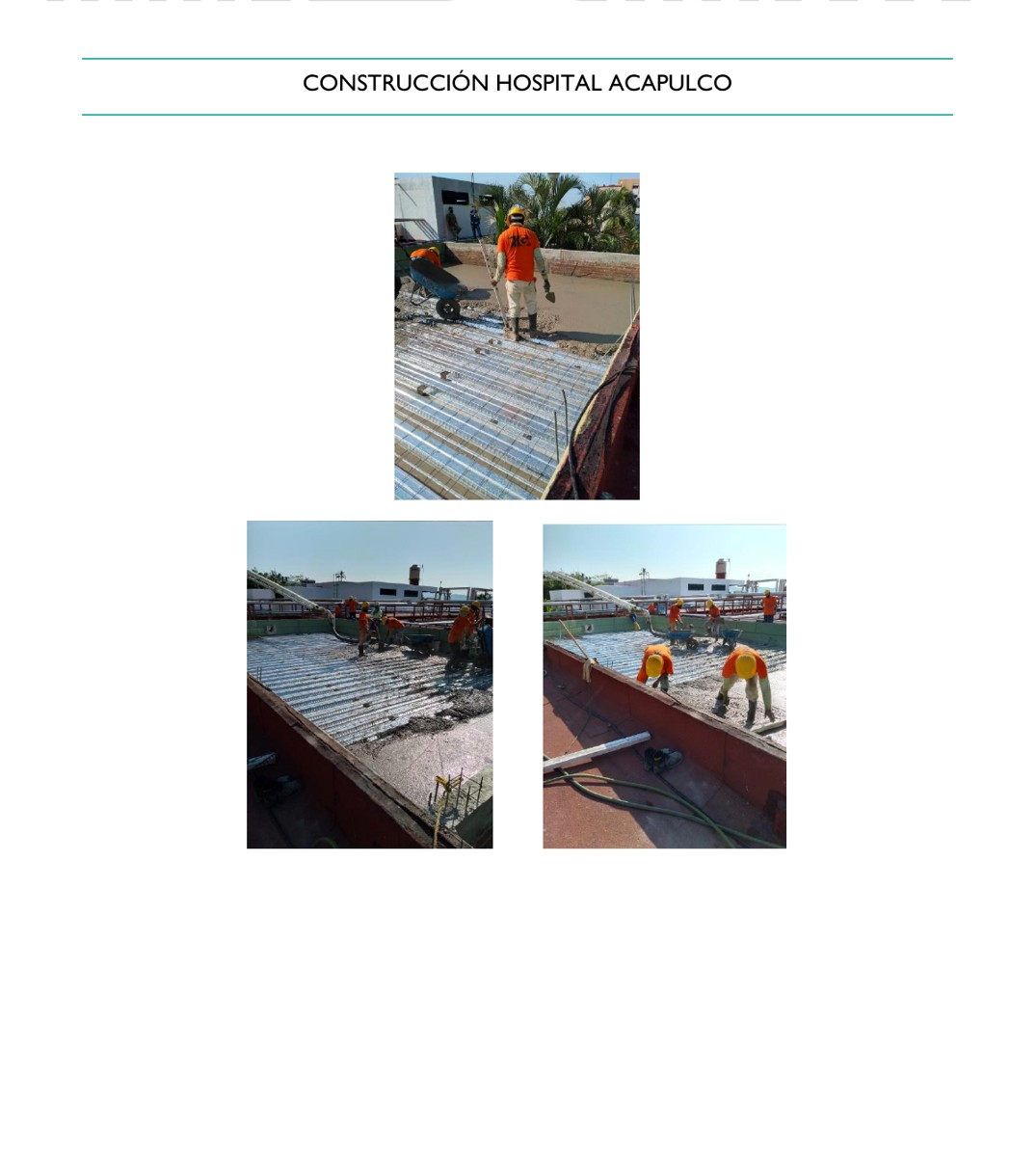 Construcción de hospital en Acapulco